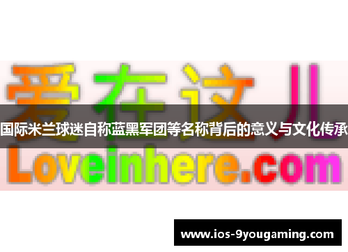 国际米兰球迷自称蓝黑军团等名称背后的意义与文化传承
