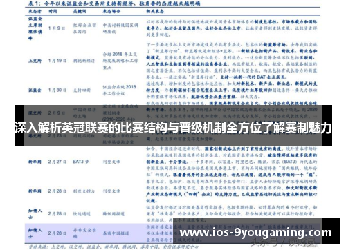 深入解析英冠联赛的比赛结构与晋级机制全方位了解赛制魅力