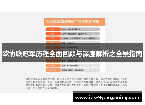 欧协联冠军历程全面回顾与深度解析之全景指南